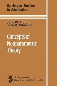 bokomslag Concepts of Nonparametric Theory