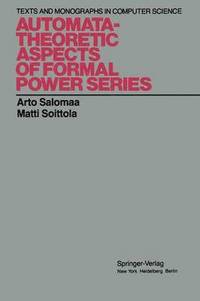 bokomslag Automata-Theoretic Aspects of Formal Power Series