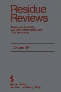 bokomslag Residue Reviews