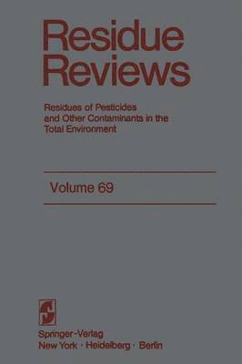 bokomslag Residue Reviews