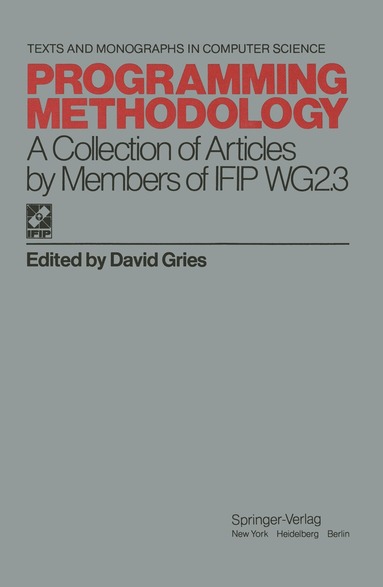David Gries - Programming Methodology, Häftad