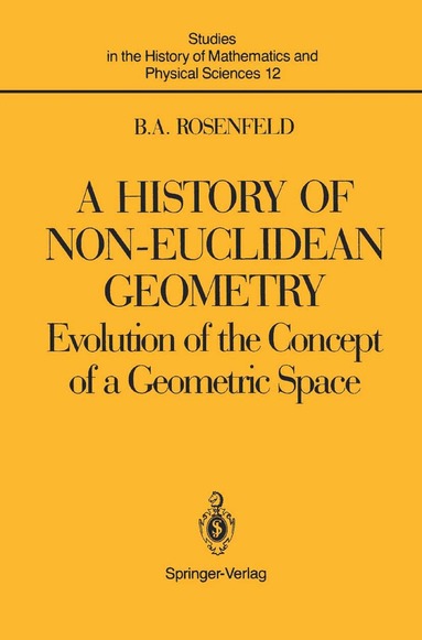 Boris A. Rosenfeld - History of Non-Euclidean Geometry, Häftad