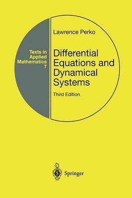 Differential Equations and Dynamical Systems 1