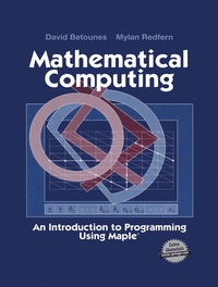 bokomslag Mathematical Computing