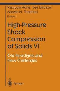 bokomslag High-Pressure Shock Compression of Solids VI