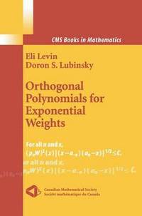 bokomslag Orthogonal Polynomials for Exponential Weights