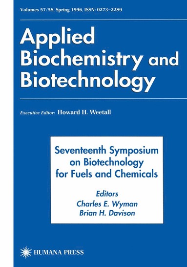 bokomslag Seventeenth Symposium on Biotechnology for Fuels and Chemicals