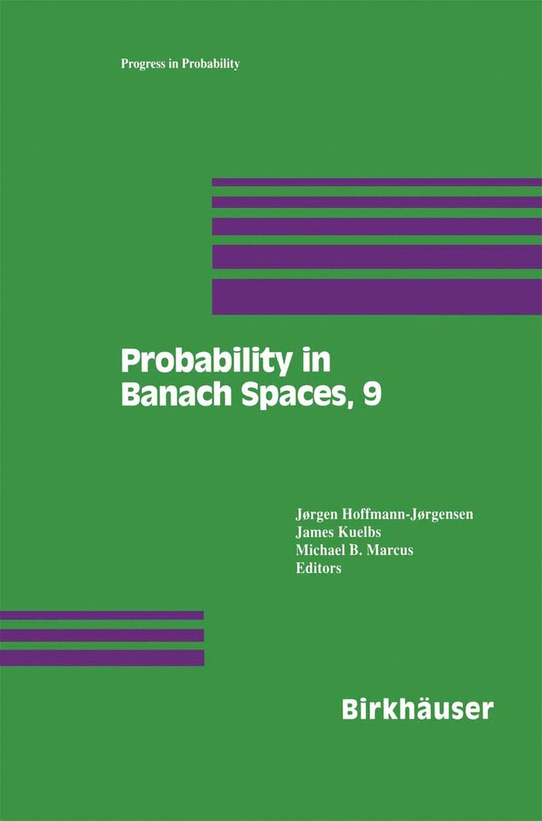 Probability in Banach Spaces, 9 1