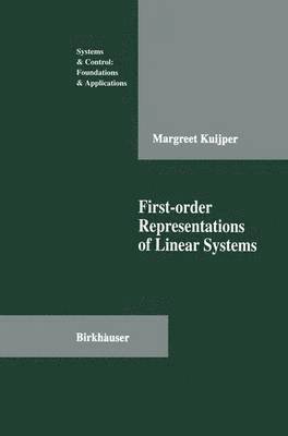Margreet Kuijper - First-order Representations of Linear Systems, Häftad