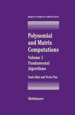 Polynomial and Matrix Computations 1