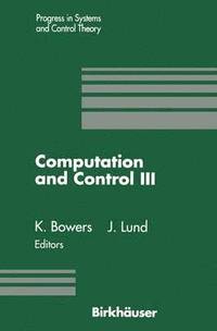 bokomslag Computation and Control III