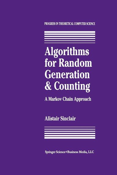 bokomslag Algorithms for Random Generation and Counting: A Markov Chain Approach