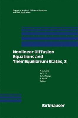 bokomslag Nonlinear Diffusion Equations and Their Equilibrium States, 3