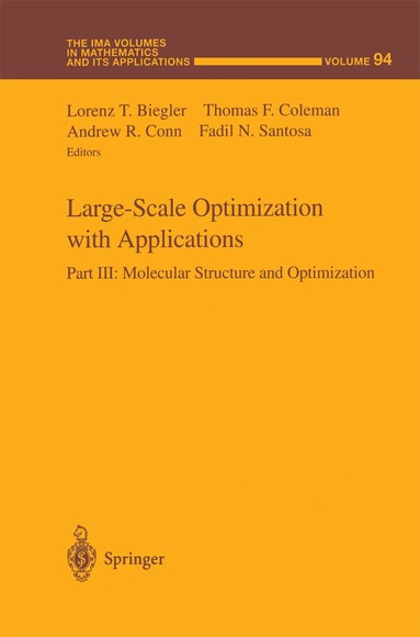 Lorenz T. Biegler, Thomas Coleman, Andrew r. Conn, Fadil N. Santosa - Large-Scale Optimization with Applications, Häftad
