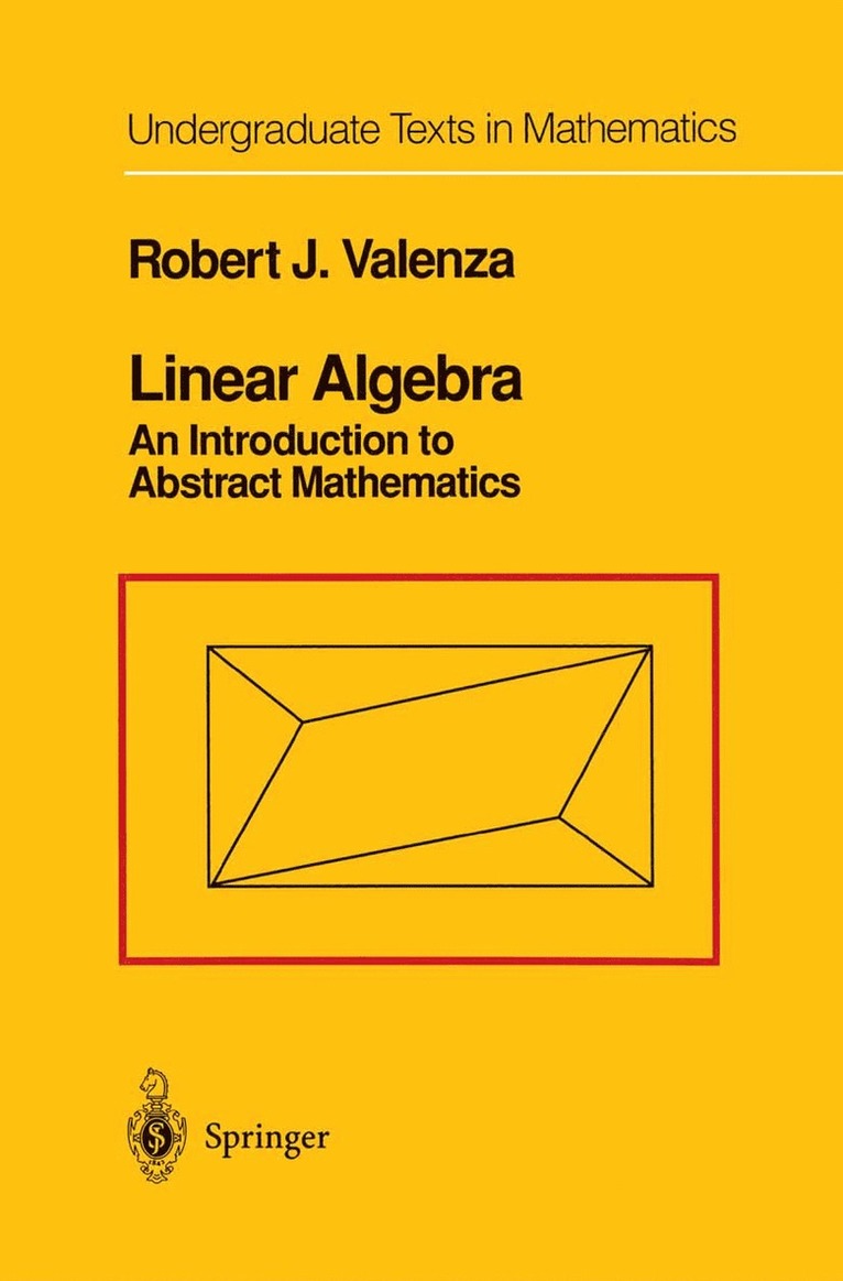Robert J. Valenza - Linear Algebra, Häftad