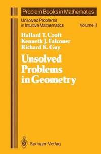 bokomslag Unsolved Problems in Geometry