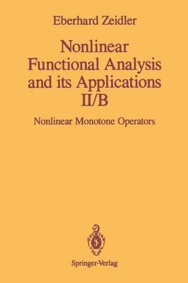 bokomslag Nonlinear Functional Analysis and its Applications