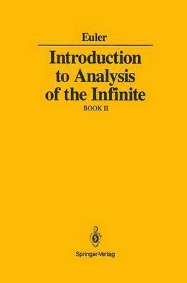 Leonard Euler - Introduction to Analysis of the Infinite, Häftad