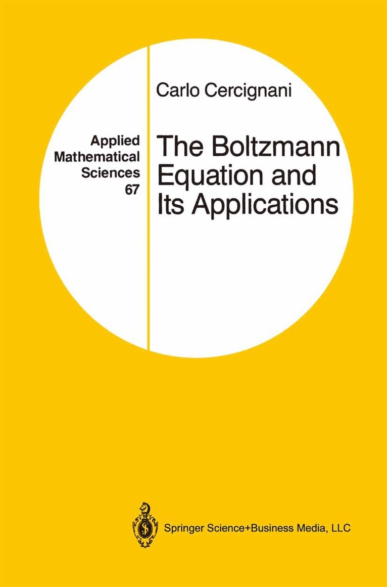 Carlo Cercignani - Boltzmann Equation and Its Applications, Häftad