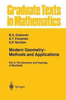 bokomslag Modern Geometry- Methods and Applications