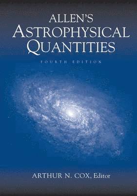 Allen's Astrophysical Quantities 1