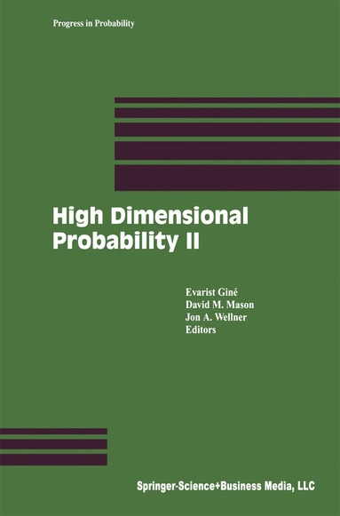 Evarist Giné, David M. Mason, Jon A. Wellner - High Dimensional Probability II, Häftad