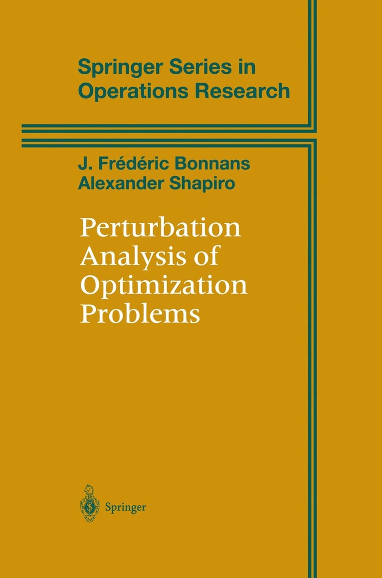 Perturbation Analysis of Optimization Problems 1