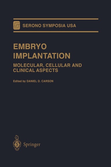 Daniel D. Carson - Embryo Implantation, Häftad