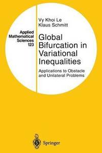 bokomslag Global Bifurcation in Variational Inequalities