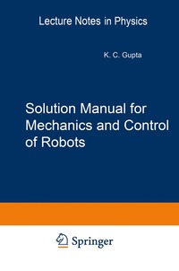 bokomslag Solution Manual for Mechanics and Control of Robots