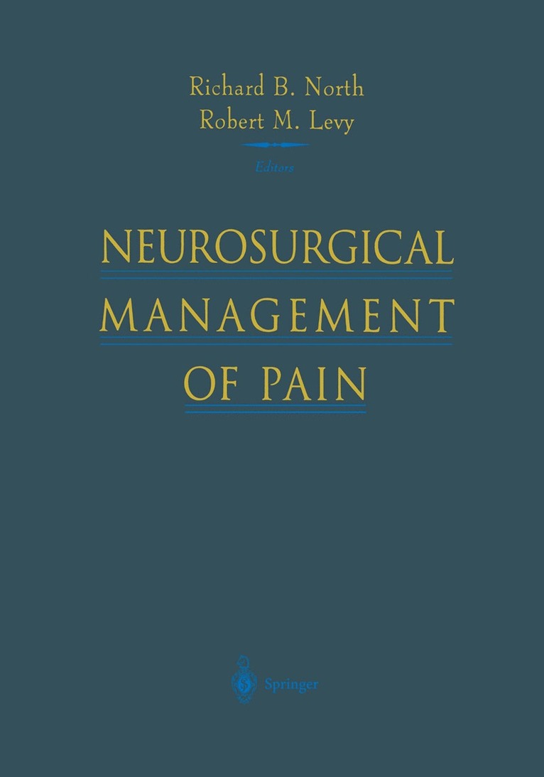 Neurosurgical Management of Pain 1