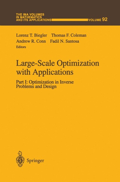 Lorenz T. Biegler, Thomas F. Coleman, Andrew R. Conn, Fadil N. Santosa - Large-Scale Optimization with Applications, Häftad