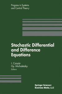 bokomslag Stochastic Differential and Difference Equations