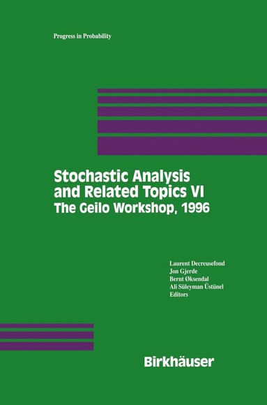 bokomslag Stochastic Analysis and Related Topics VI