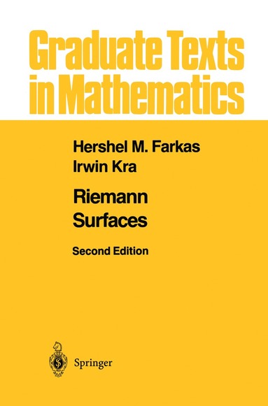 bokomslag Riemann Surfaces