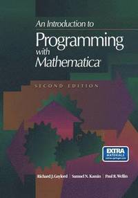 bokomslag An Introduction to Programming with Mathematica