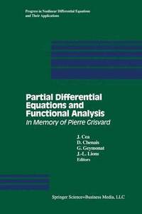 bokomslag Partial Differential Equations and Functional Analysis