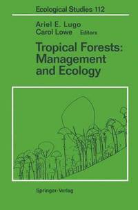 bokomslag Tropical Forests: Management and Ecology