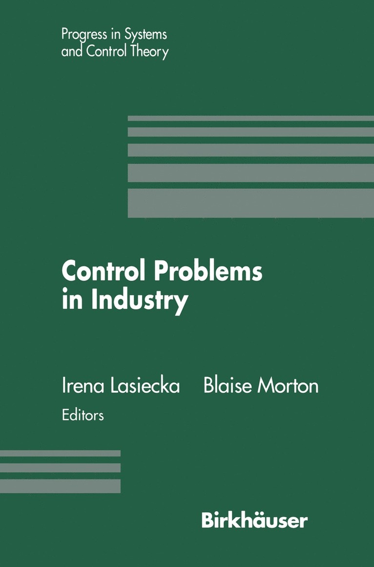 Irene Lasiecka, Blaise Morton, Irena Lasiecka - Control Problems in Industry, Häftad