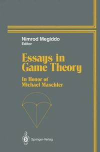 bokomslag Essays in Game Theory