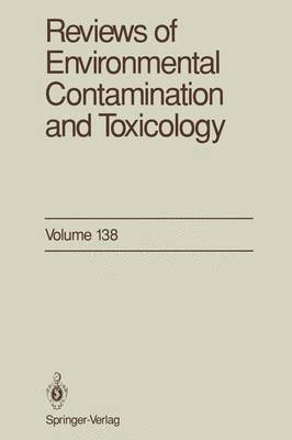 bokomslag Reviews of Environmental Contamination and Toxicology