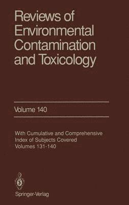 bokomslag Reviews of Environmental Contamination and Toxicology