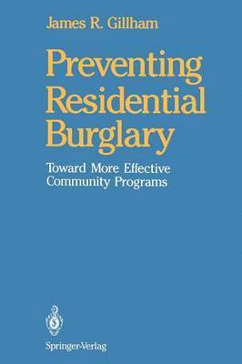 bokomslag Preventing Residential Burglary