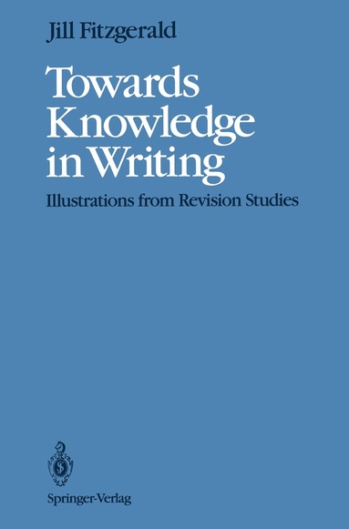 Jill Fitzgerald - Towards Knowledge in Writing, Häftad