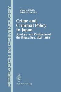 bokomslag Crime and Criminal Policy in Japan