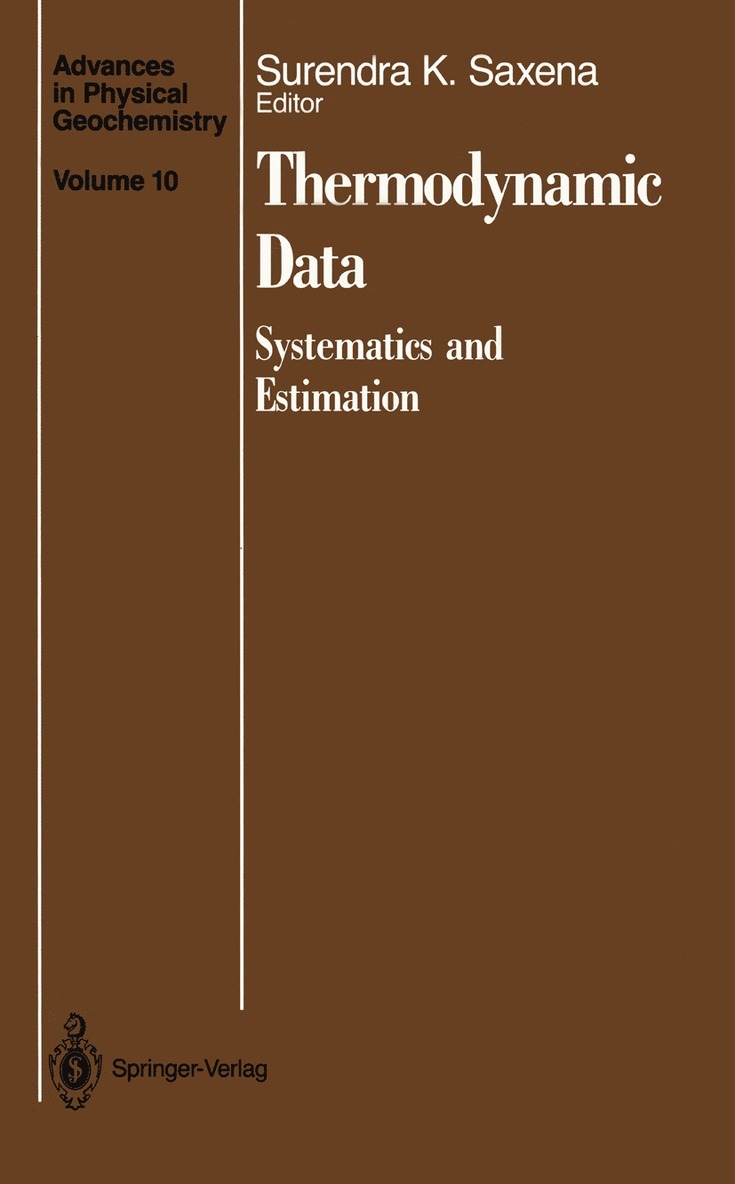 Thermodynamic Data 1