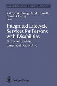 bokomslag Integrated Lifecycle Services for Persons with Disabilities