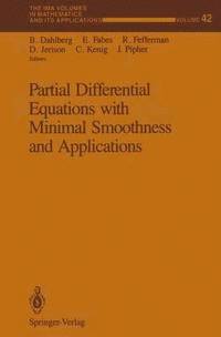 bokomslag Partial Differential Equations with Minimal Smoothness and Applications
