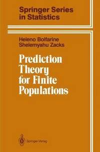 bokomslag Prediction Theory for Finite Populations