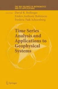 bokomslag Time Series Analysis and Applications to Geophysical Systems